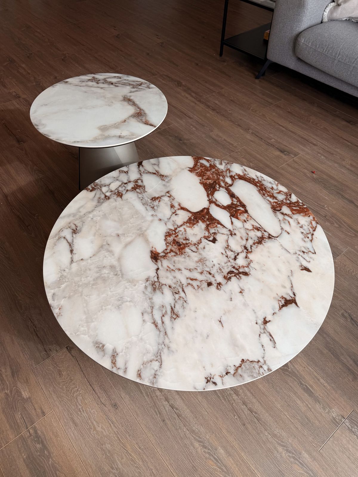 Cattelan Italia Albert Keramik Coffee Tables (Pair) – Breccia Marble photo furniture