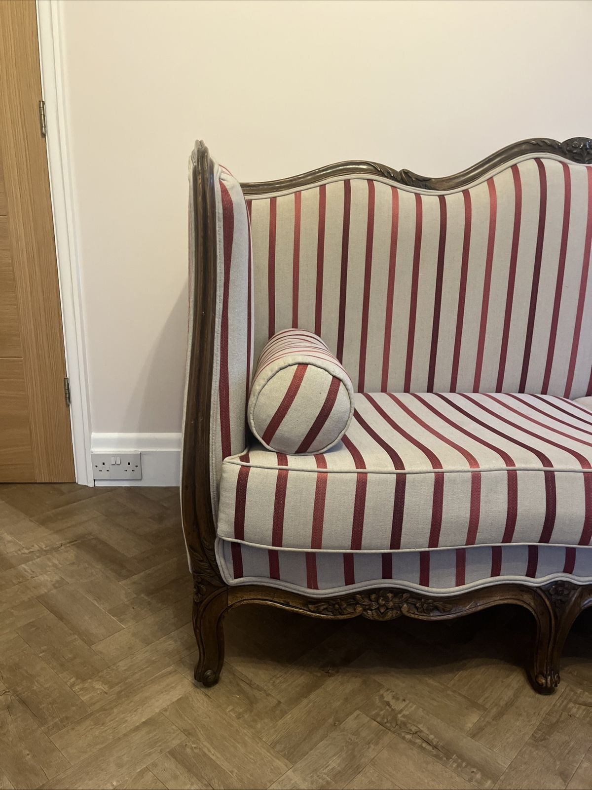 Furniture French Style Carved Wood Sofa / Canapé photo