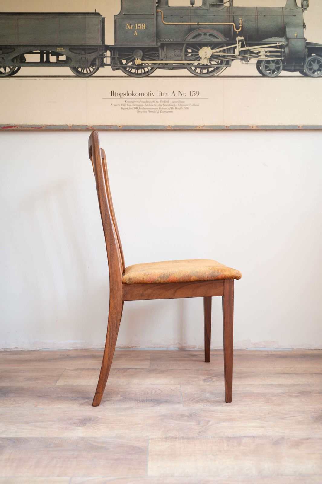 Set Of 4 G Plan Teak High Back Dining Chairs photo vintage