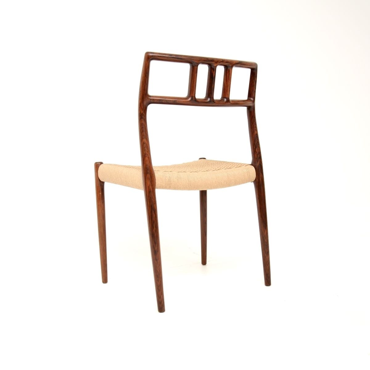 Set Of Four Danish Vintage Rosewood Model 79 Chairs By Niels Moller photo 4225.0