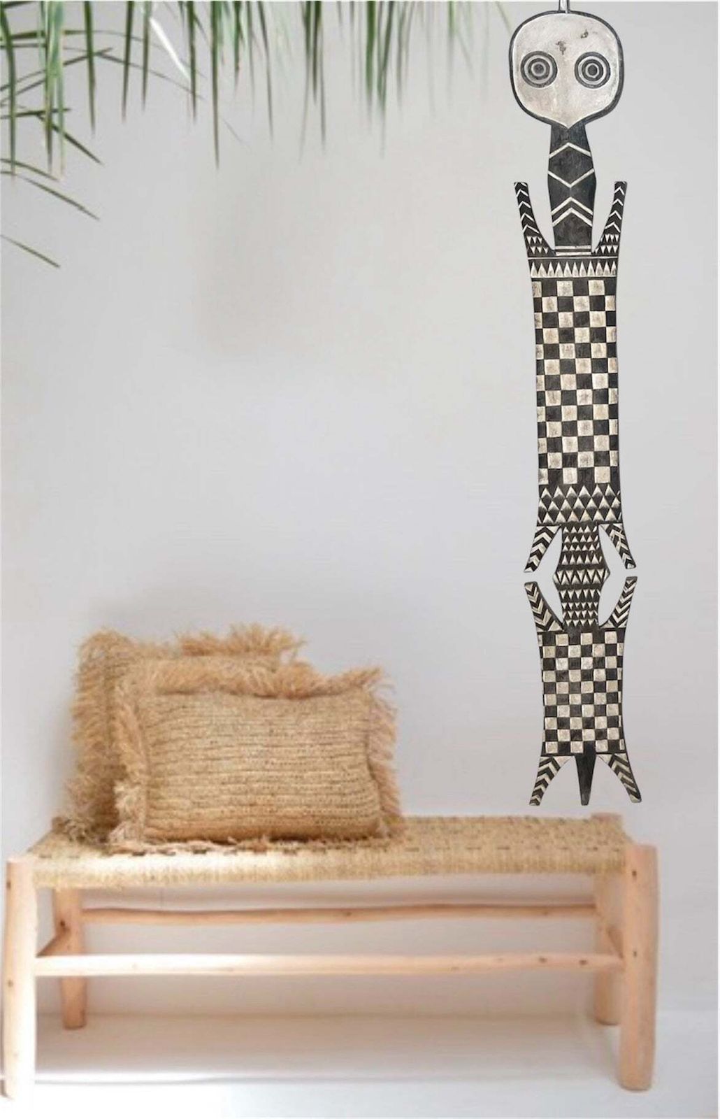 African Bobo Plank Mask Old Tribal Ancestral Celebration photo furniture
