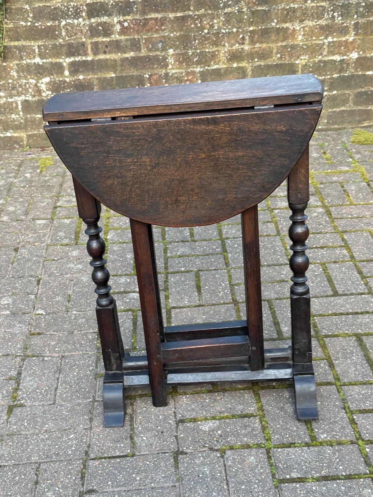Superb Antique Oak Gateleg Drop Leaf Table – Late Victorian / Edwardian, Circa Early 1900s photo Furniture