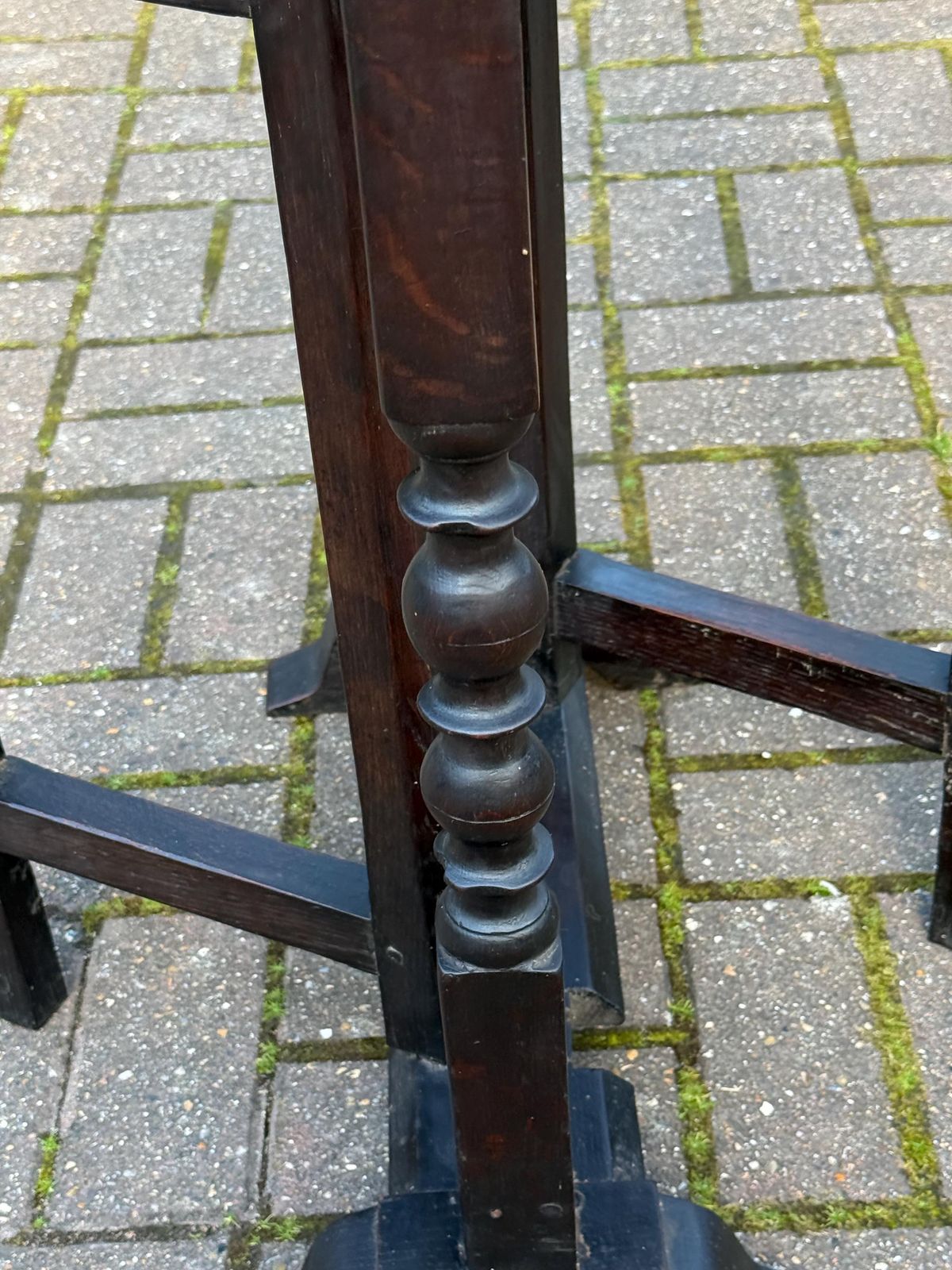 Superb Antique Oak Gateleg Drop Leaf Table – Late Victorian / Edwardian, Circa Early 1900s photo vintage