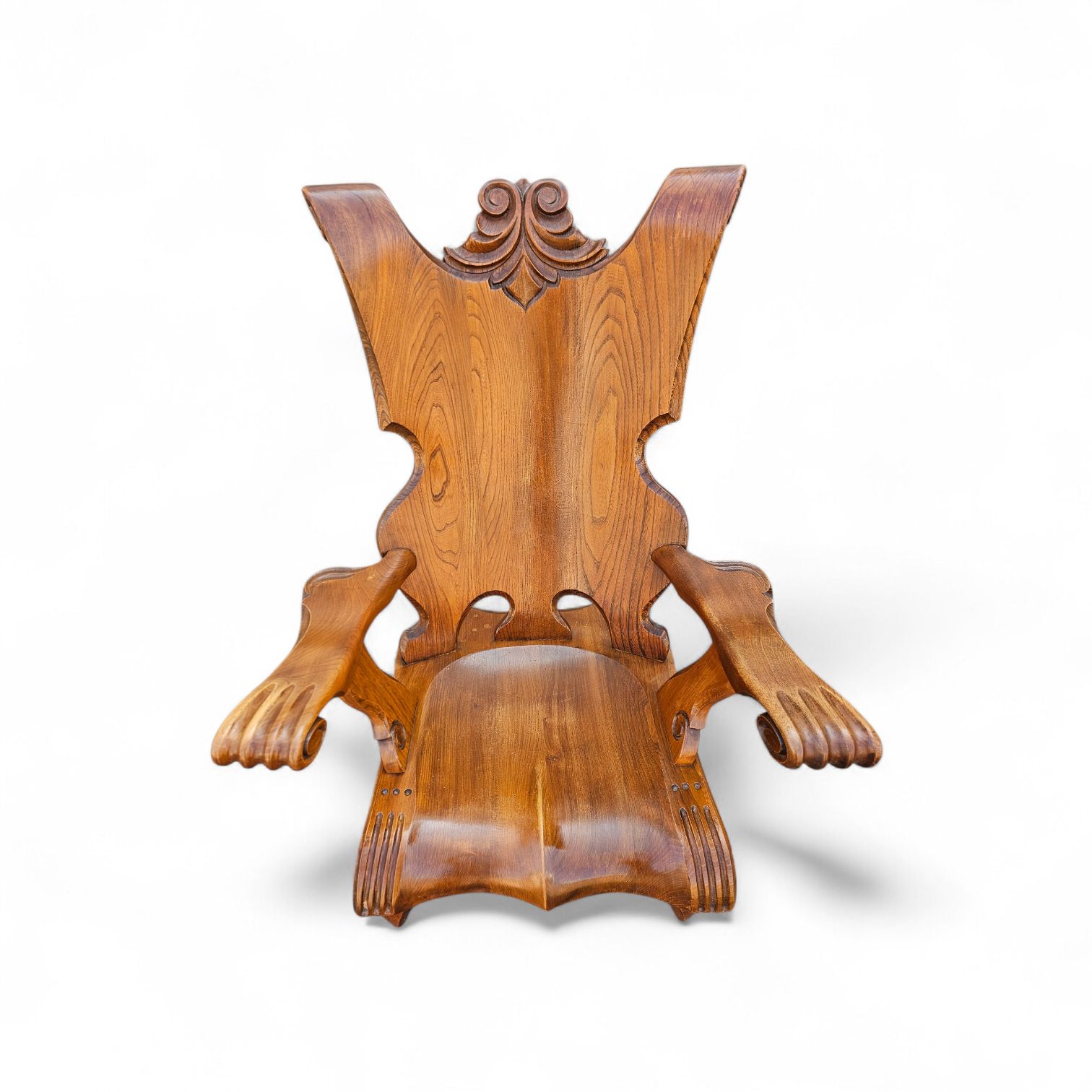 photo furniture Oirschot Oak Chair / Heer Stoel / Gentleman Chair / Claw Chair / 1960s
