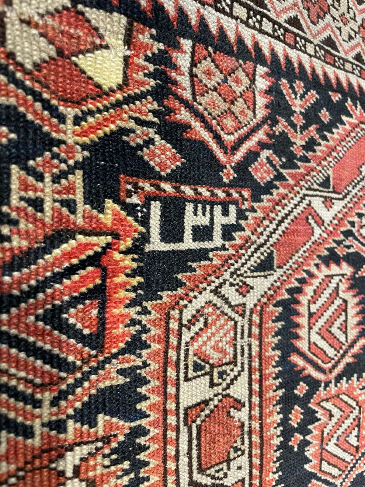 Antique Caucasian Marasali Prayer Rug photo Textiles