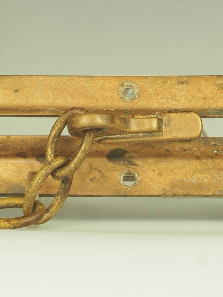 Large Victorian Brass Night Chain photo 150.0