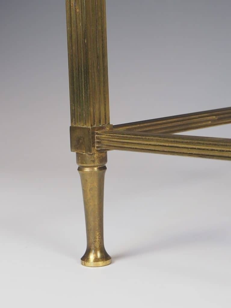 photo for sale Mid Century Brass Coffee / Side Table
