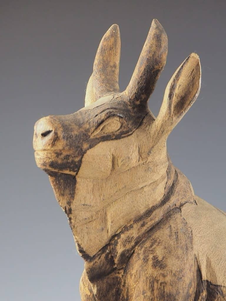 photo vinterior Belcanto Folk Art Sculpture Of A Goat