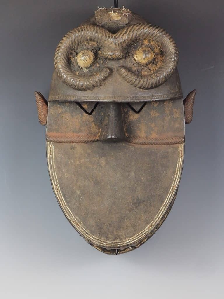 African Toma Tribal Initiation Ceremonial Mask From Liberia photo furniture