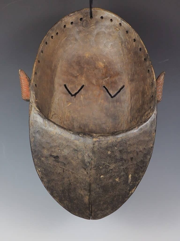 295.0 African Toma Tribal Initiation Ceremonial Mask From Liberia photo