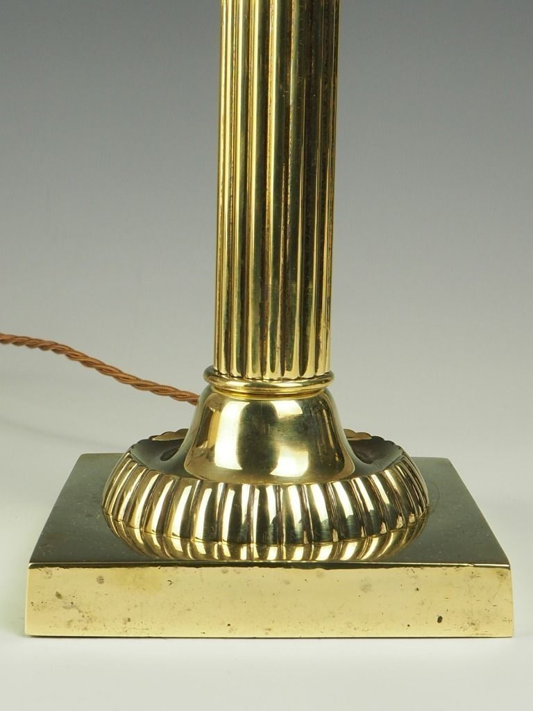 19th Century Brass Corinthian Table Lamp photo buy