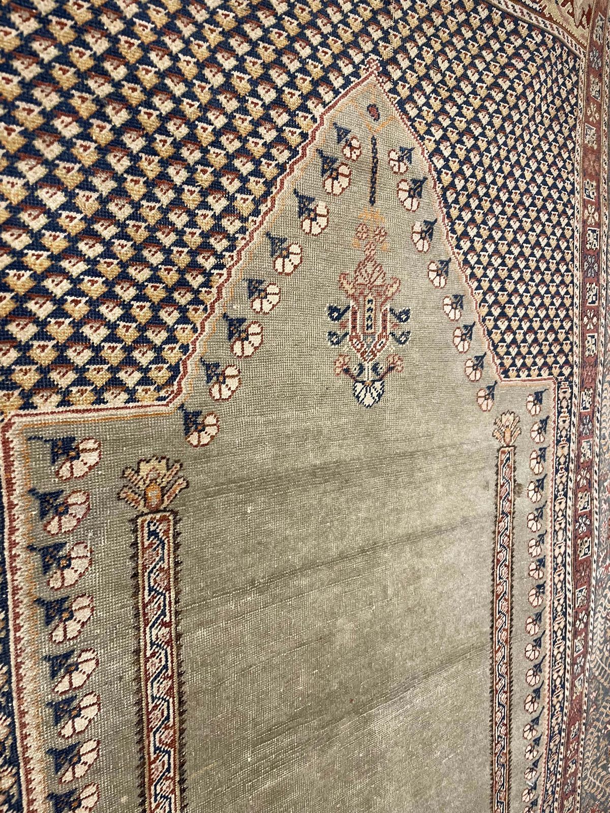 Antique Anatolian Ghiordes Prayer Rug photo for sale