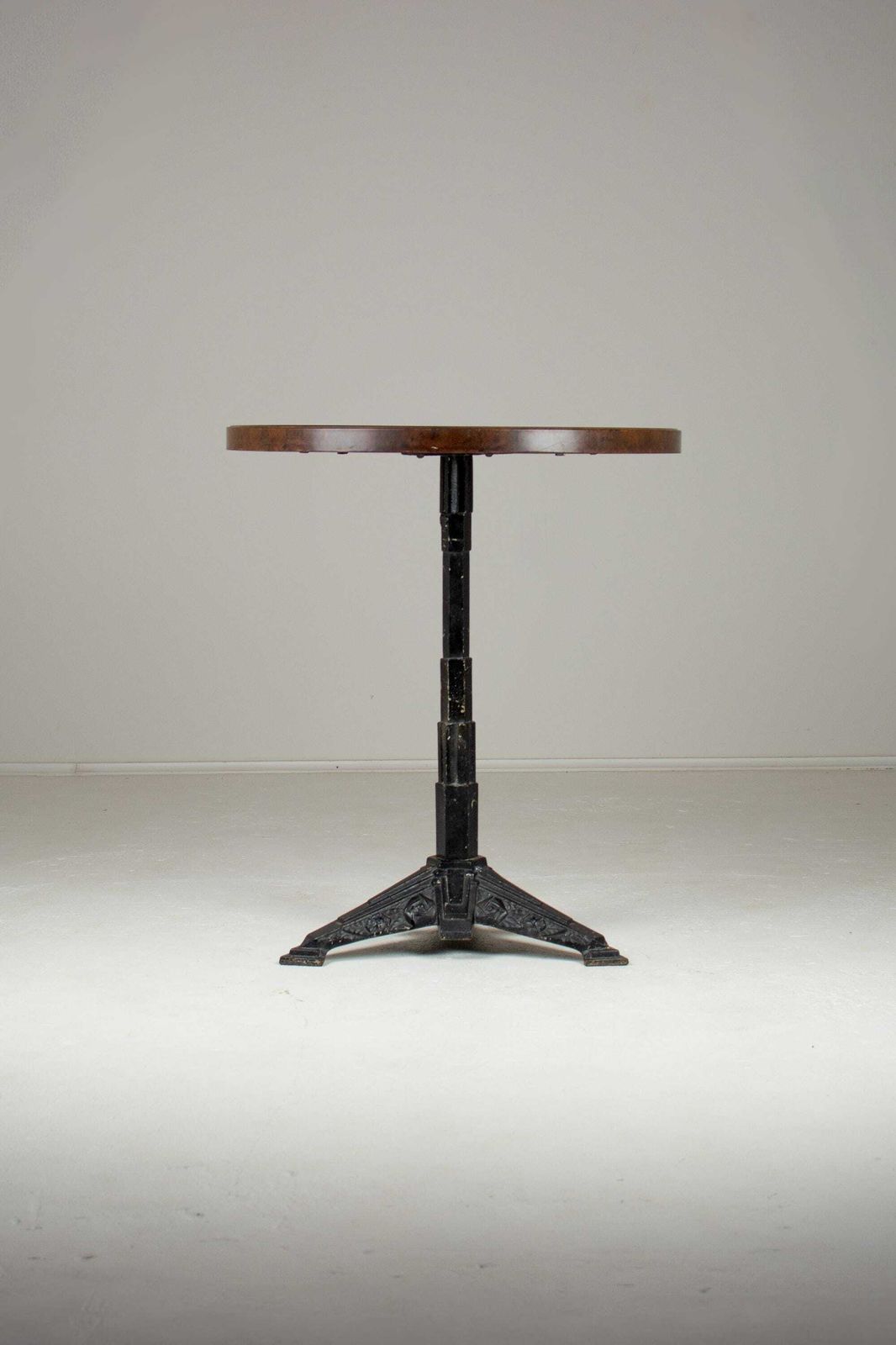 Louis Vuitton Cast Iron Bistro Table With Bakelite Top, France C.1930s