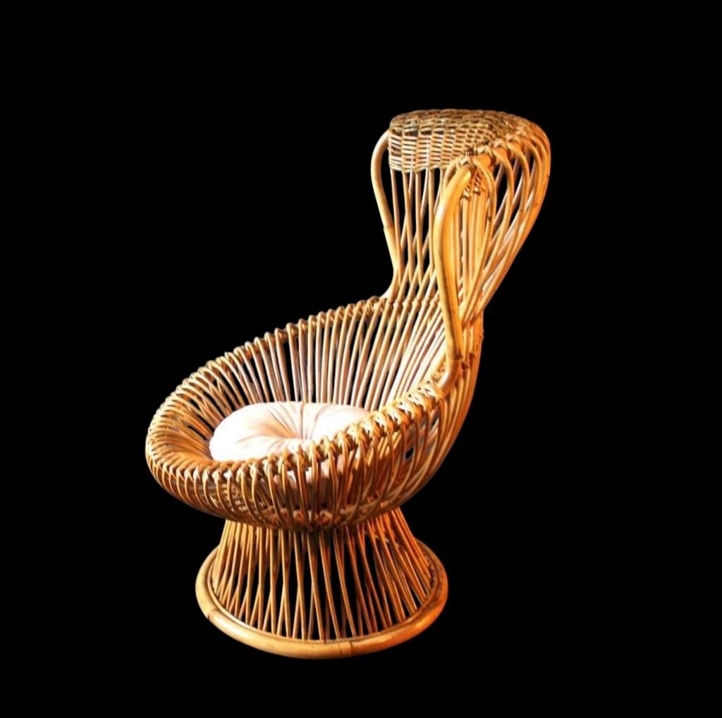 Franco Albini Wicker Armchair photo 1900.0