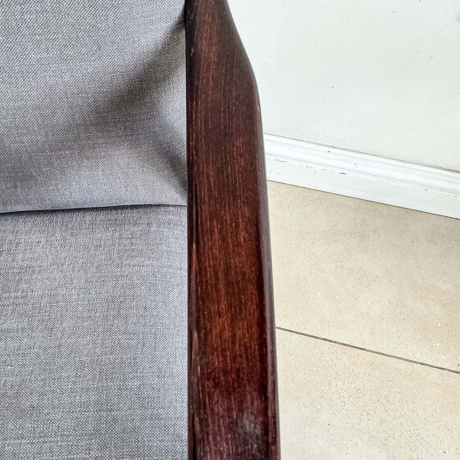 Pair Of Danish Rosewood Armchair Cocktail Chairs 1950s Mid Century Design photo vintage