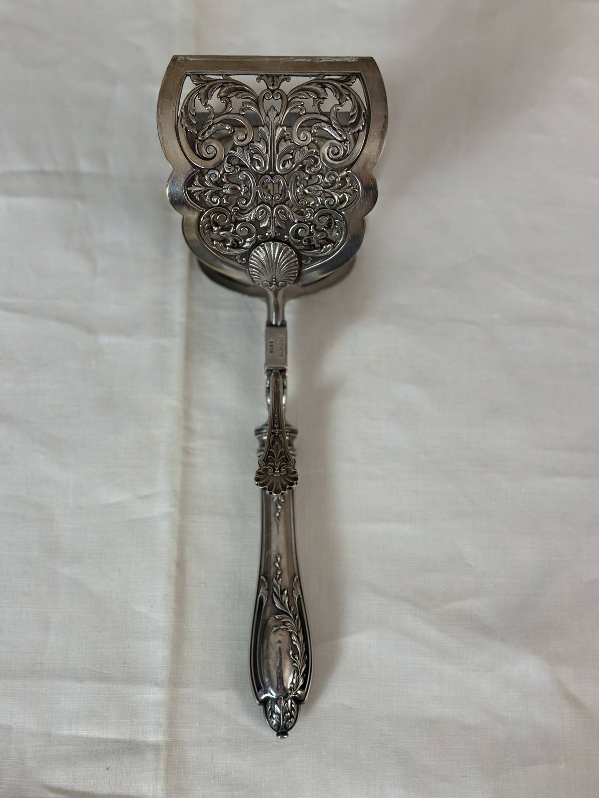 Home Decor Silver Plated Asparagus Tongs, Early 20th Century photo