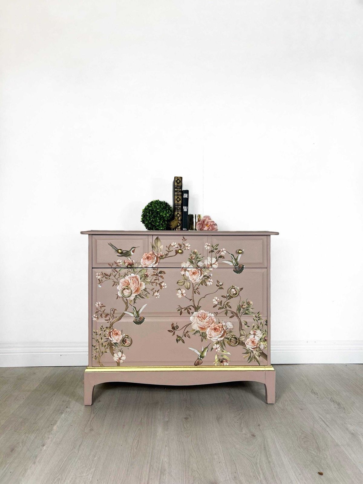 Pink Stag 3 Over 2 5 Drawer Chest Of Drawer