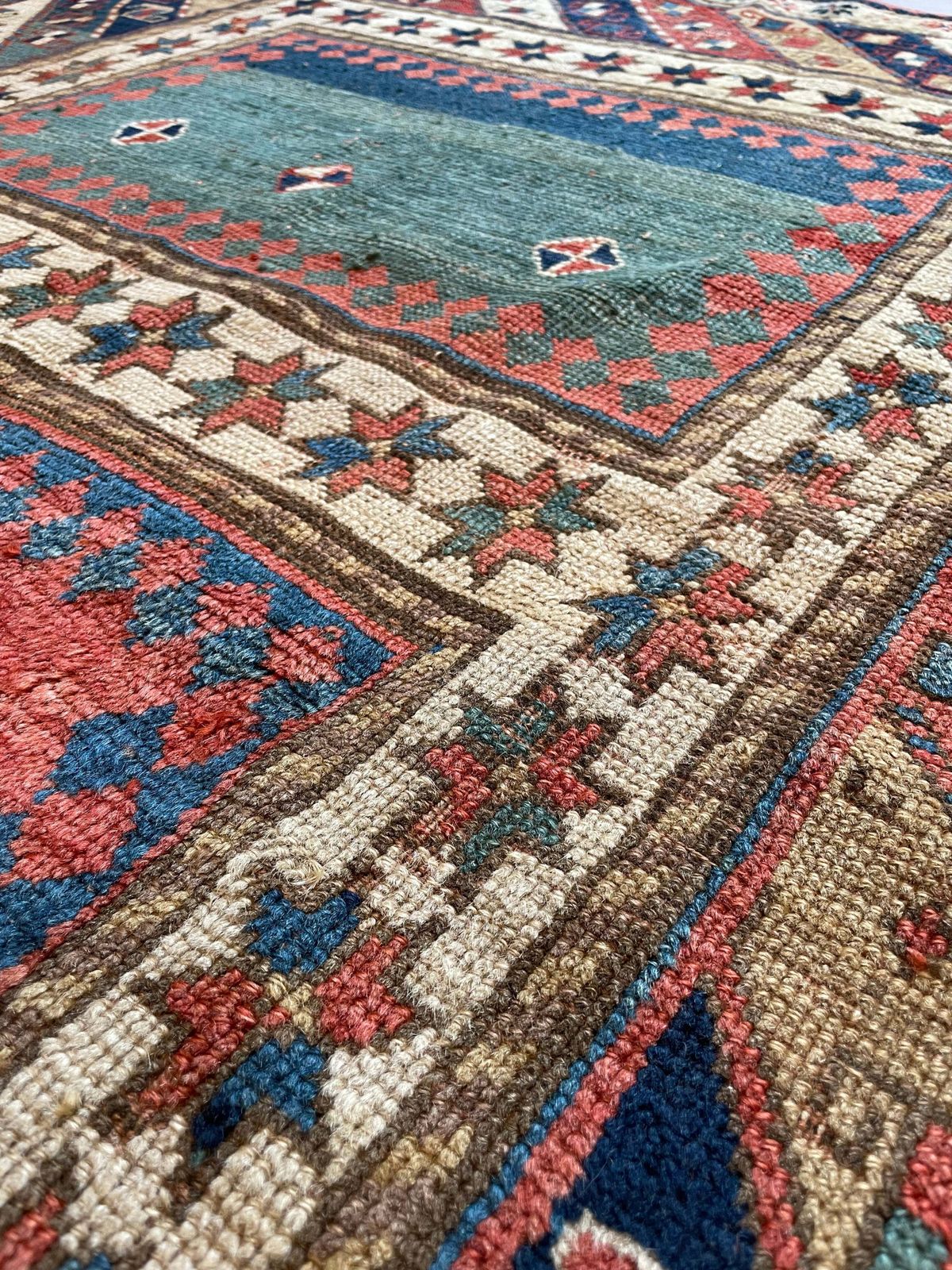 Antique Caucasian Kazak Bordjalou Rug photo buy