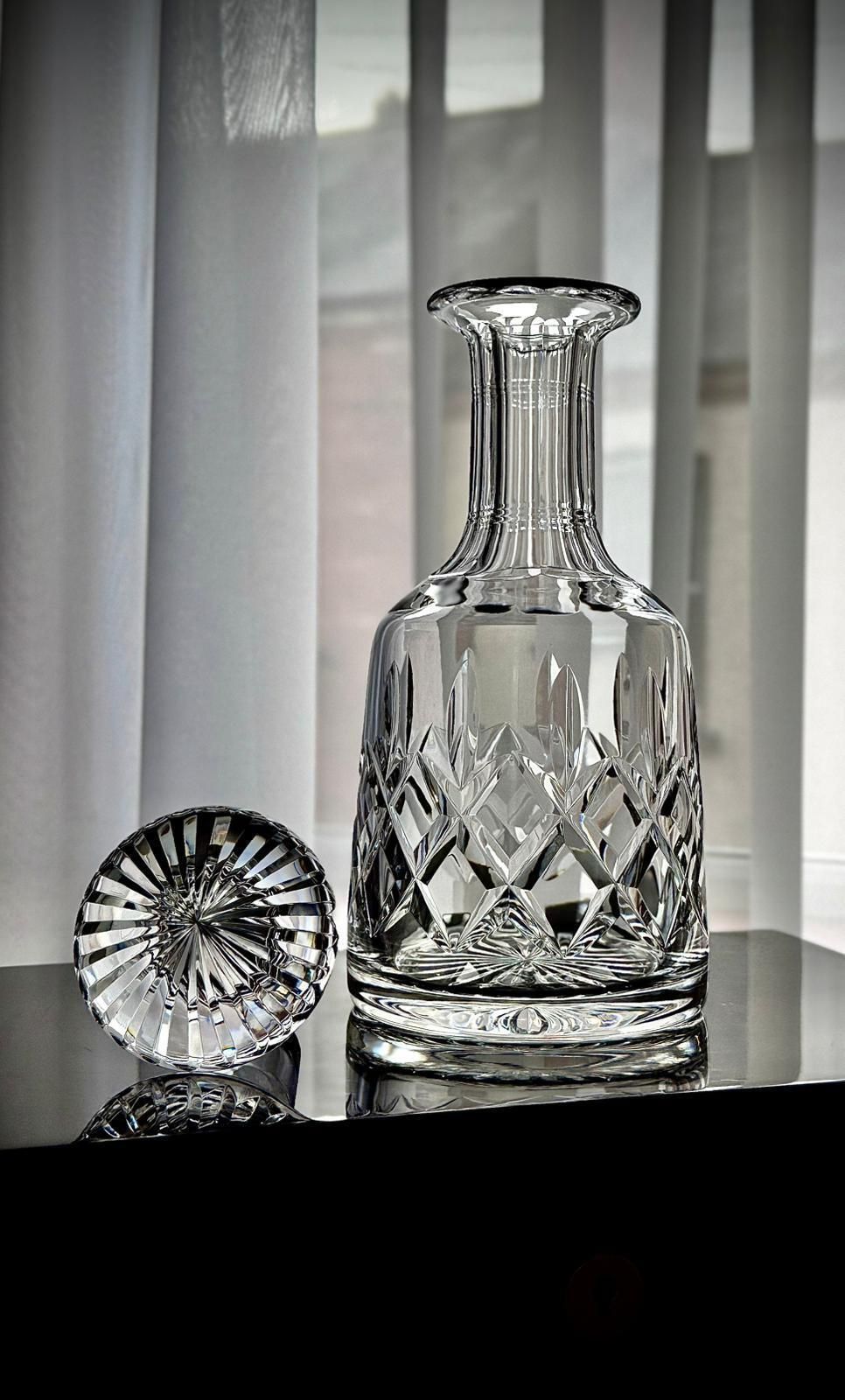 95.0 Stuart Crystal Ashford Whisky Decanter, Cut Glass photo