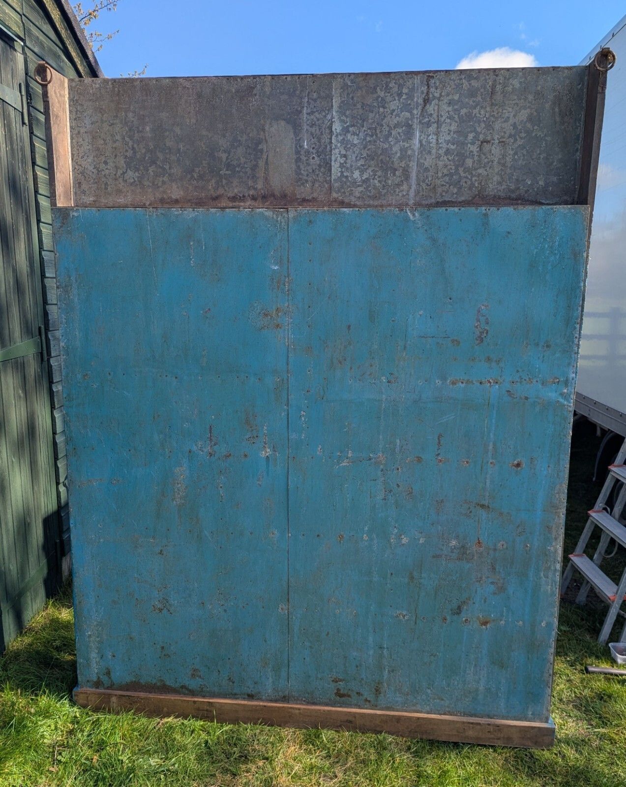 Huge Mid Century Industrial Glazed Display Cabinet 0296. photo 1709.0