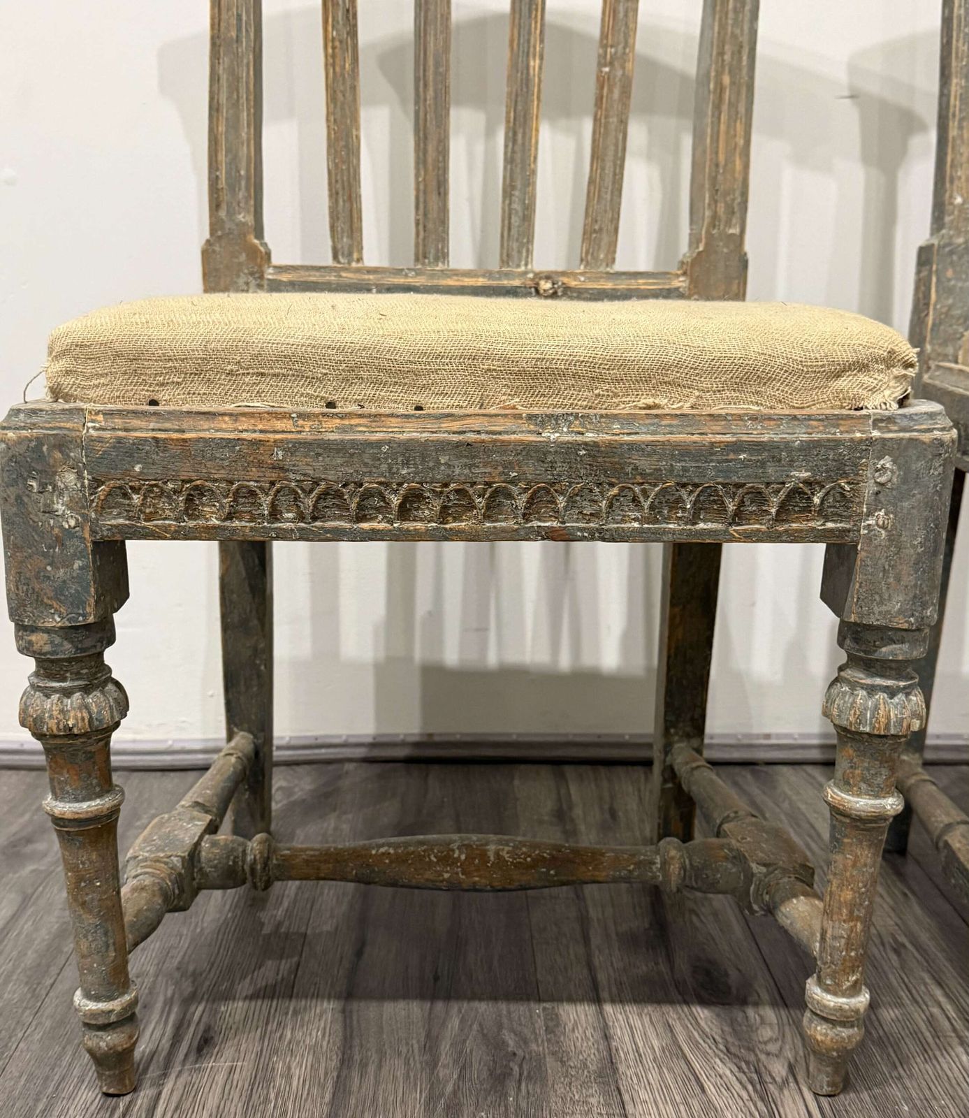 Set Of 19th Century Swedish Gustavian Dinning Chairs photo buy