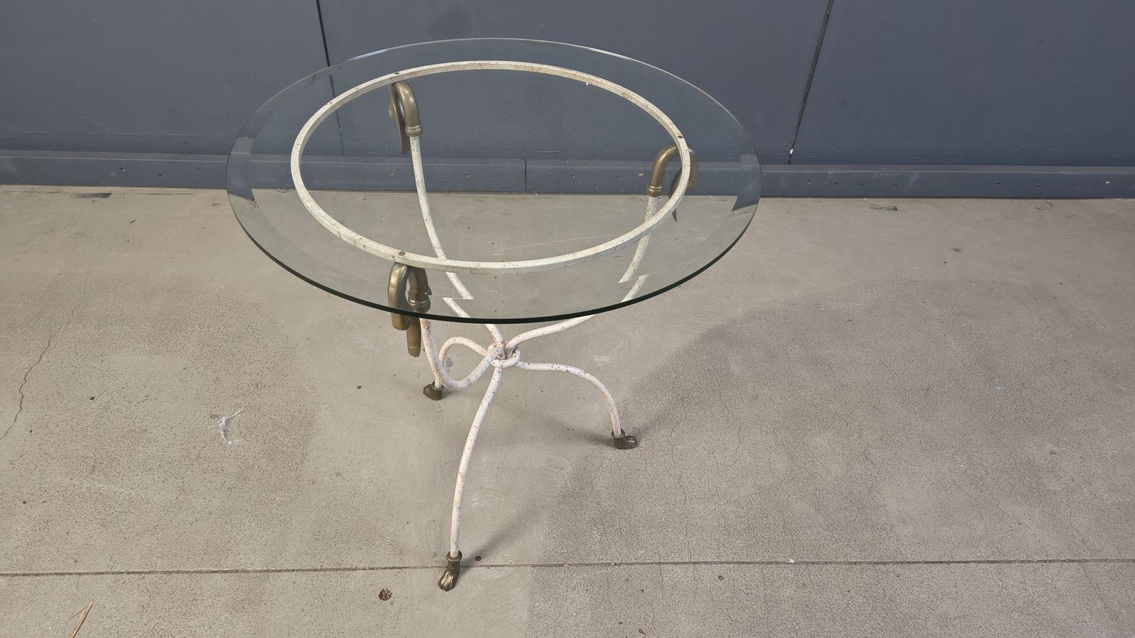 Mid Century Italian Swan Side Table, 1970s photo furniture
