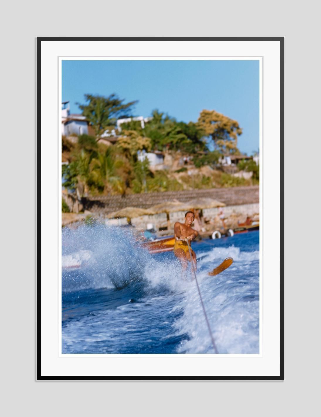 Toni Frissell 'Acapulco Waterskier' 1954 Archival Pigment Print Framed In Black
