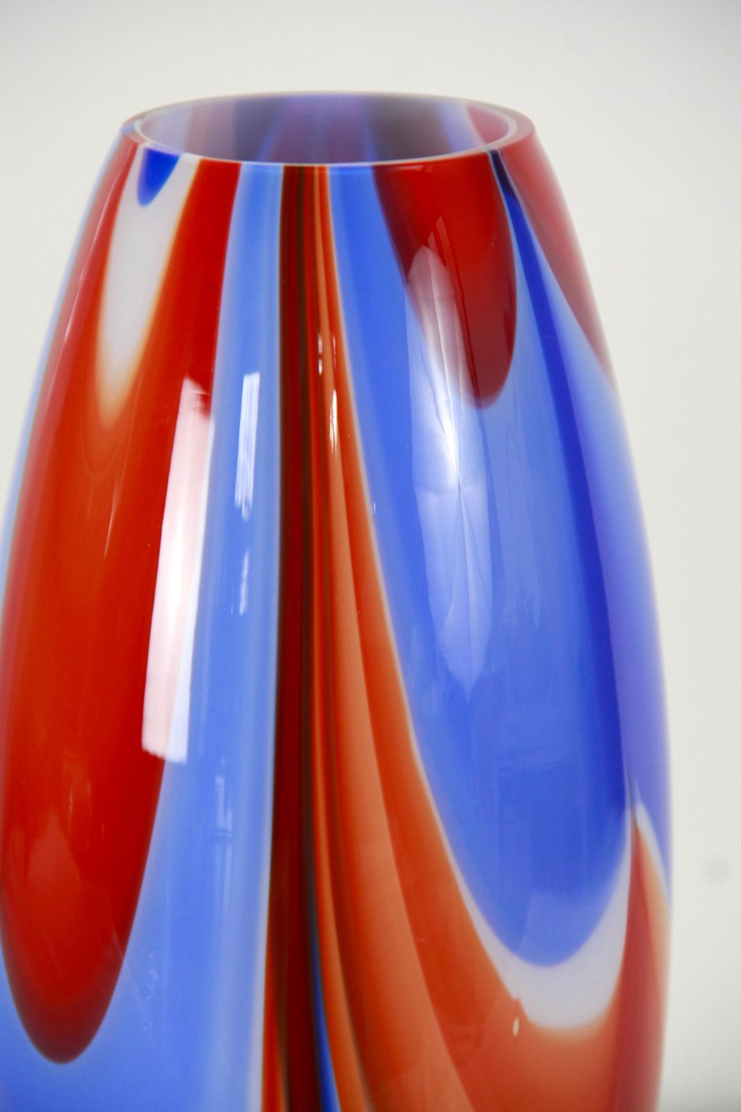 Onde, Vintage Space Age Murano Glass Vase, Italy, 1970s photo Home Decor