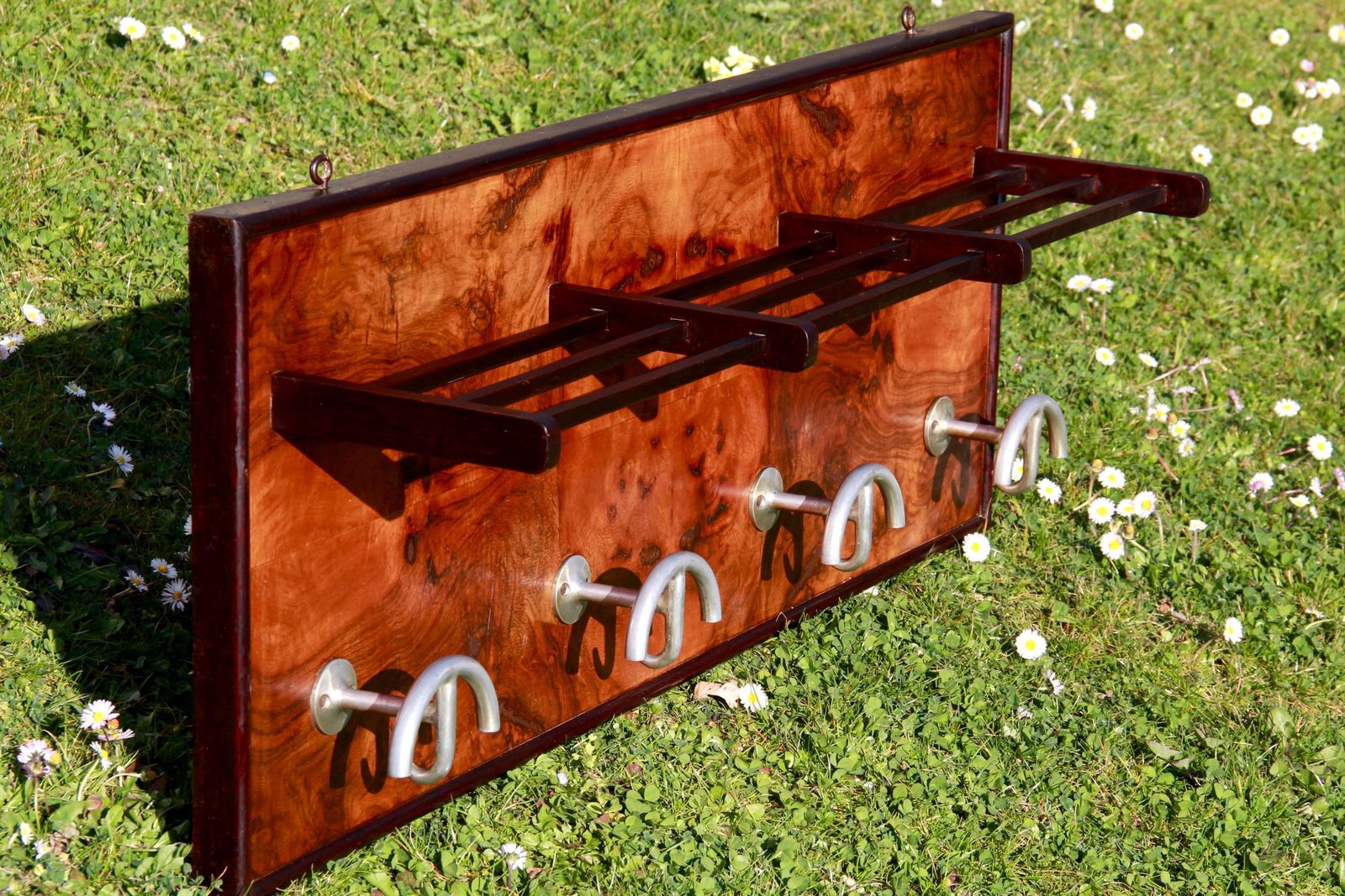 photo vinterior Arturo, Antique Art Deco Wall Coat Hanger, Italy, 1930s