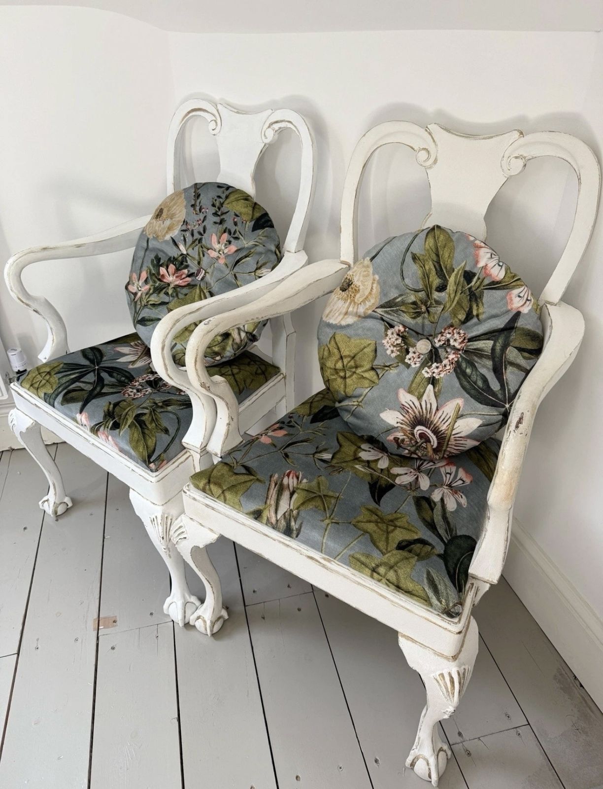 A Pair Of Chippendale Style  Chairs – Georgian Era Influence (1790s Style)