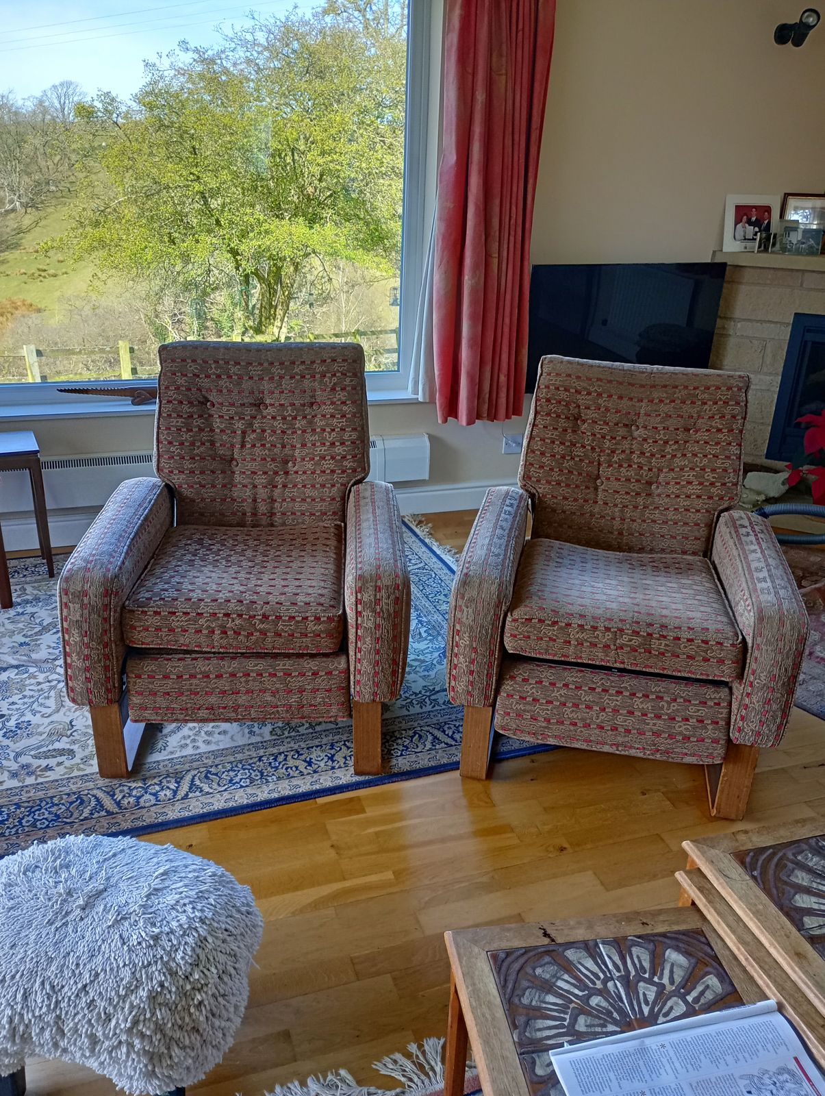 Pair Of Reclining Armchairs, 1969. photo Furniture