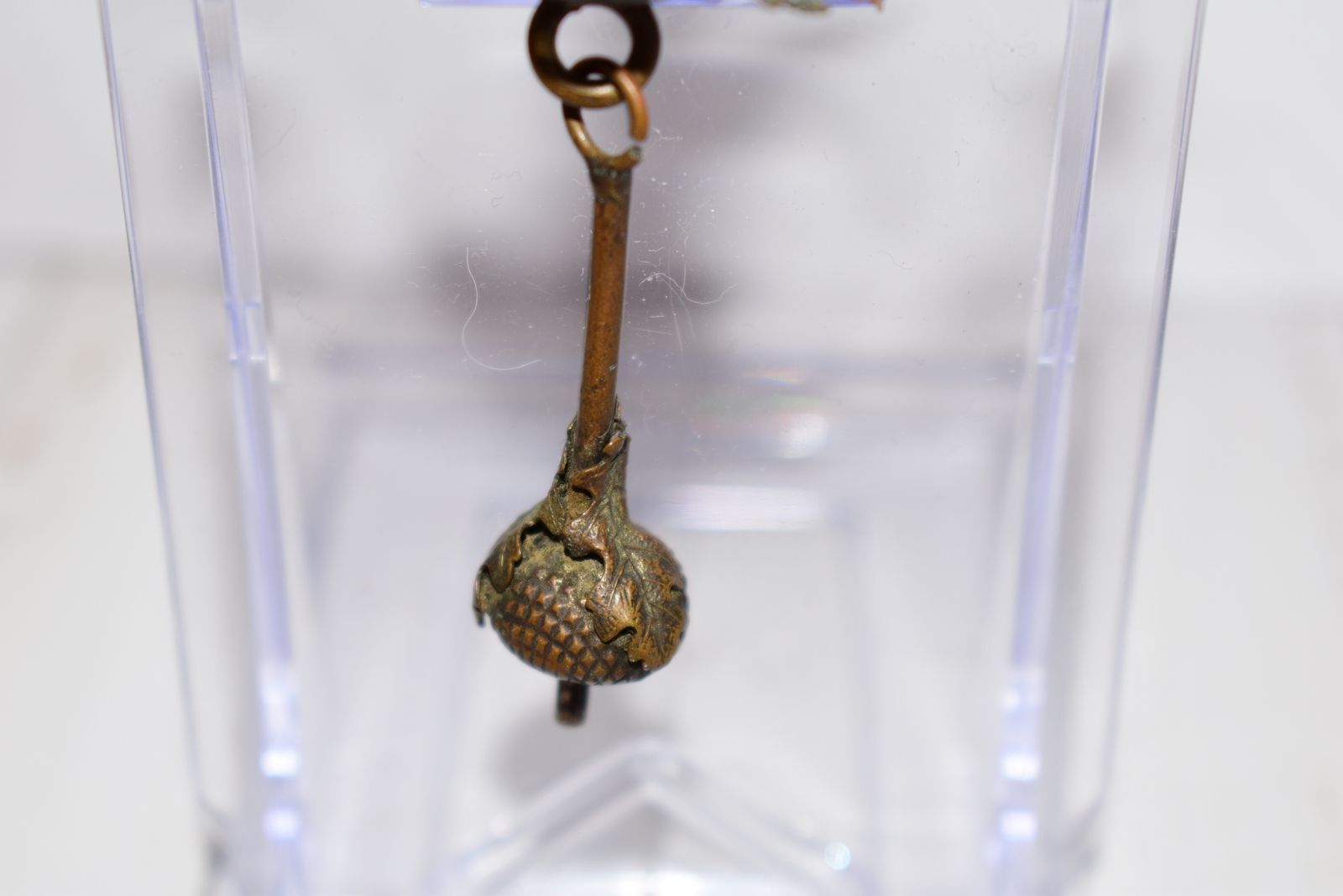 photo for sale Cold Painted Bronze Begging Pig Table Bell Handle And Clapper In Shape Of An Acorn   Gorgeous Rare Viennese Figure