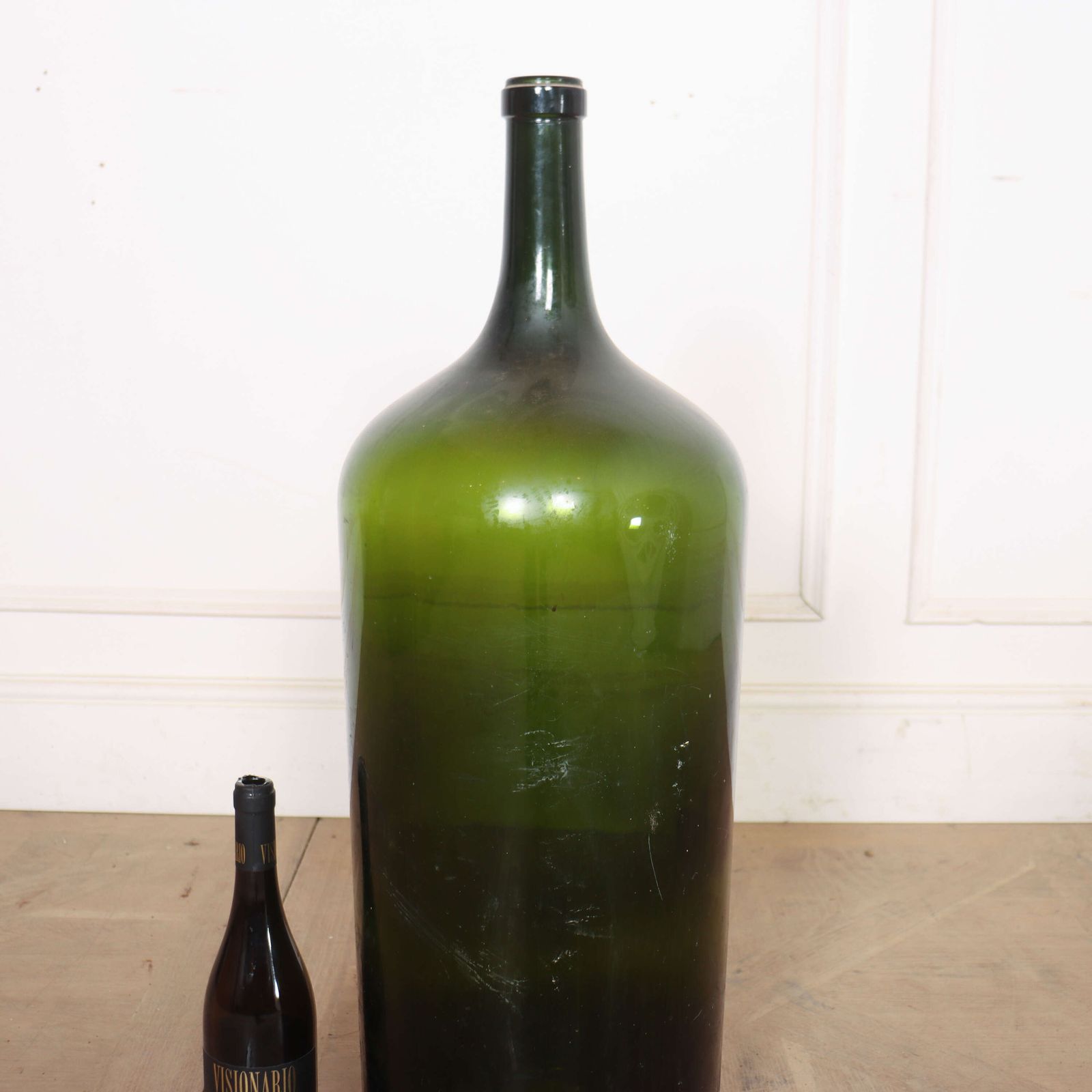 Large Italian Wine Bottle, 1920s photo 144.0
