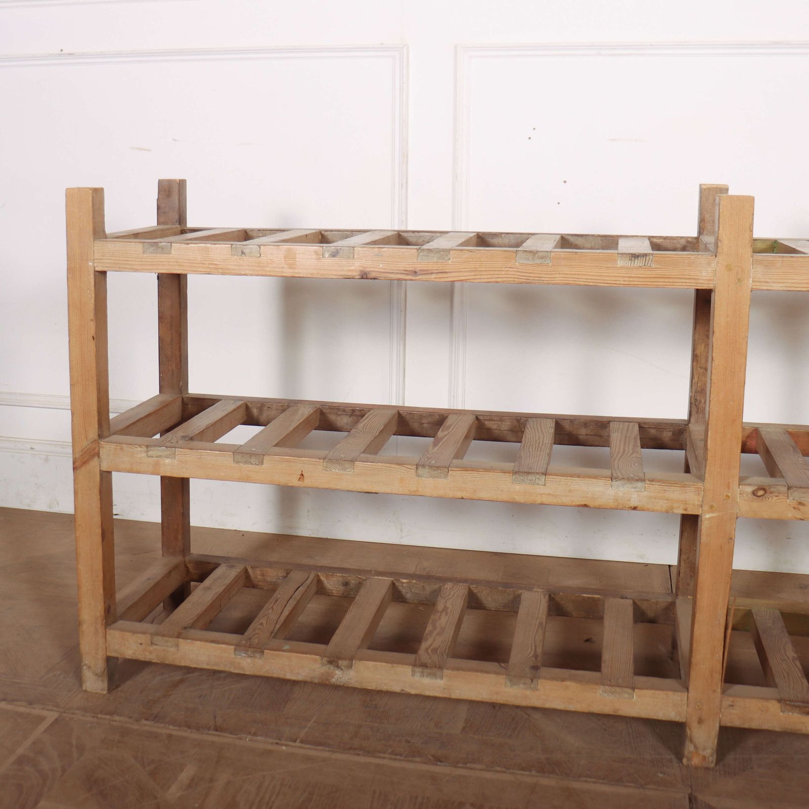 Scottish Pine Shoe Rack, 1800s photo furniture