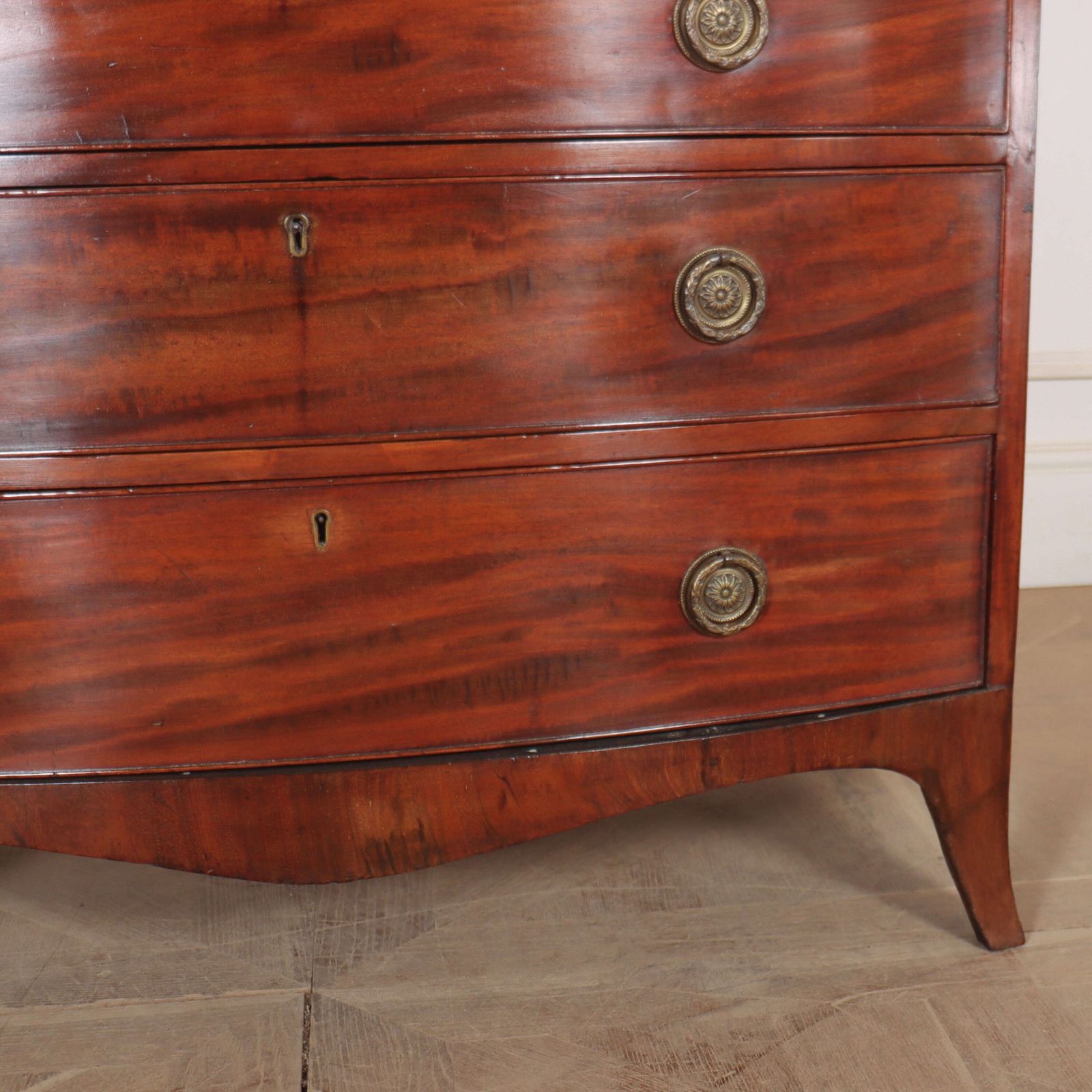 English Bowfront Chest Of Drawers photo 1740.0