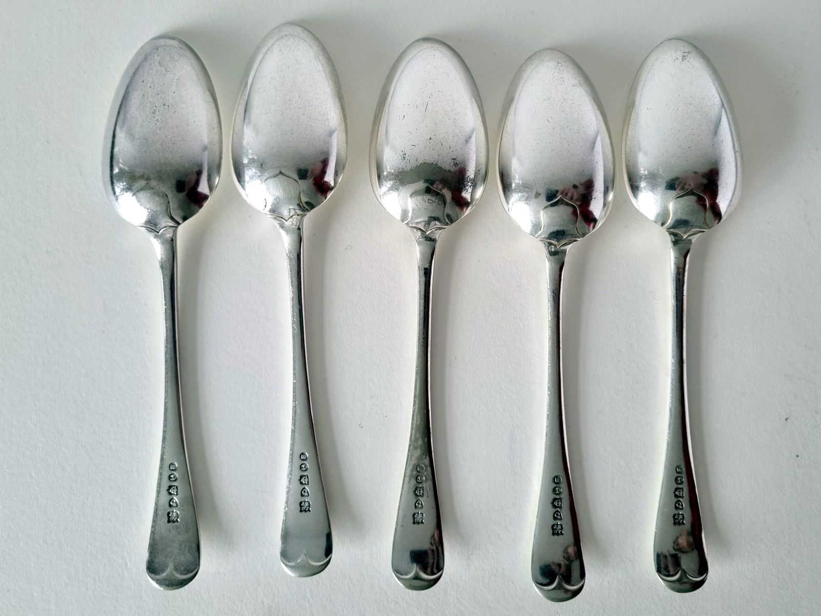 Vintage Silverplate Tablespoons Set, English Ep, Large Dining Spoons, Flatware Set, Classic photo vinterior