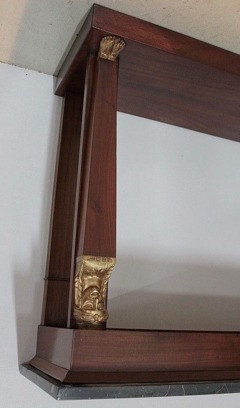 Mahogany Directoire Console Early 19th photo 4018.03