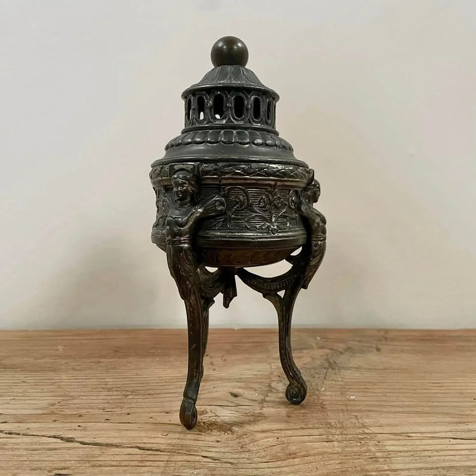 Antique French Religious Incense Burner