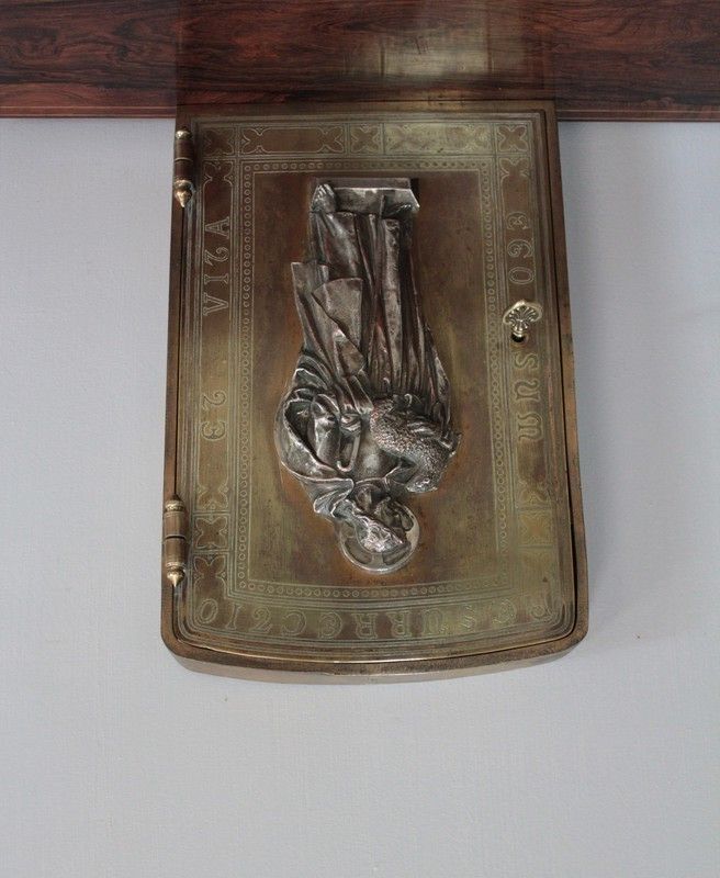 19th Century Bronze Tabernacle Door