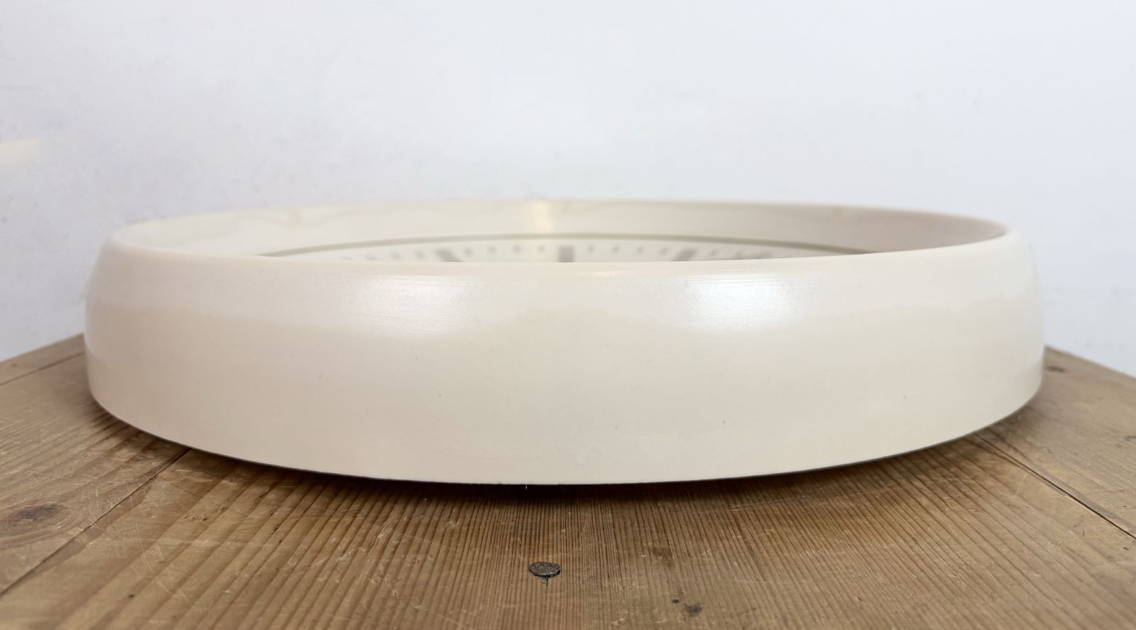 photo furniture Large Industrial Bakelite Factory Wall Clock From Pragotron, 1960s