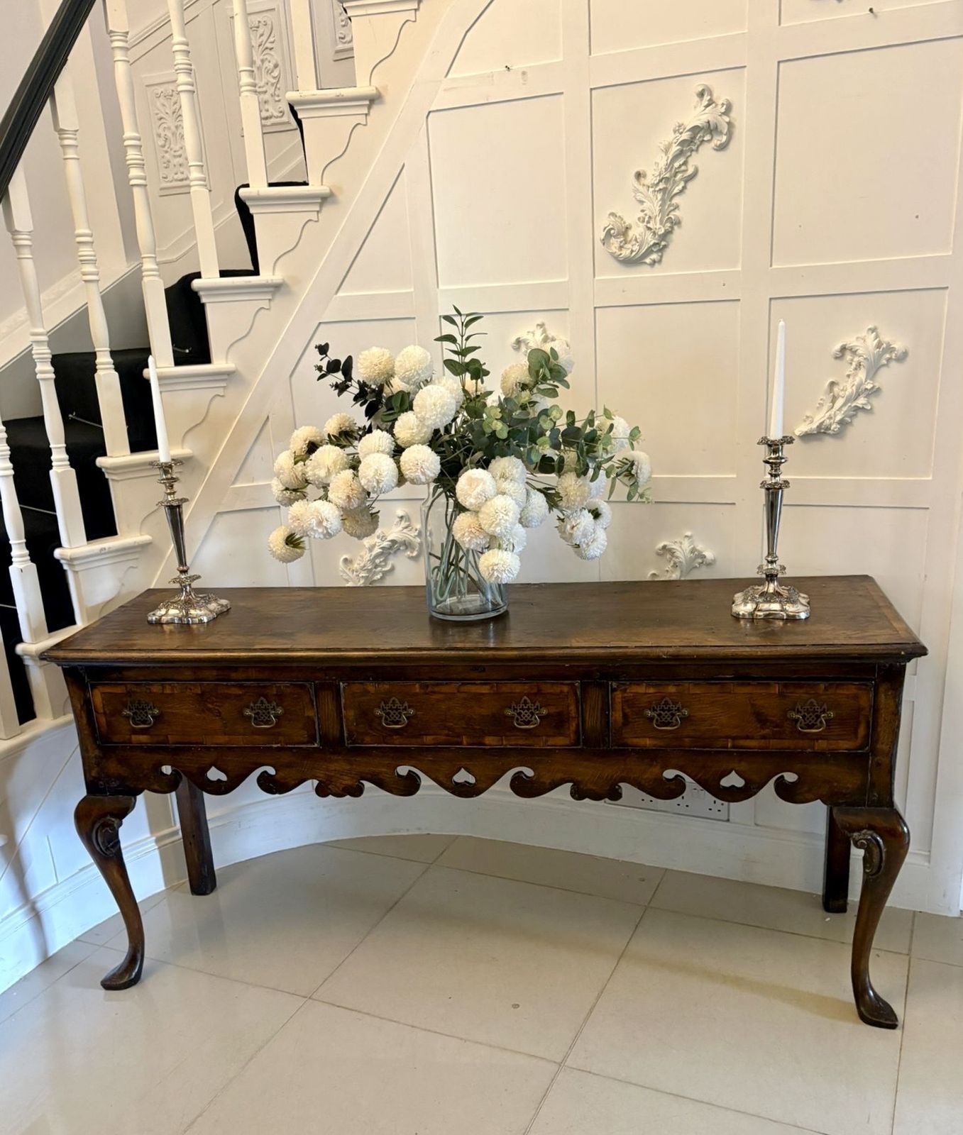 Antique 20th Century Style Oak Dresser Base photo furniture