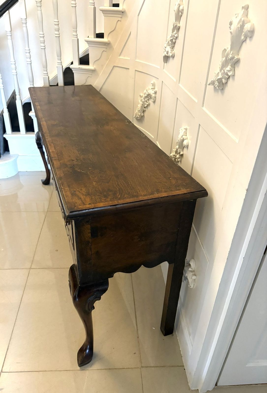 Antique 20th Century Style Oak Dresser Base photo buy