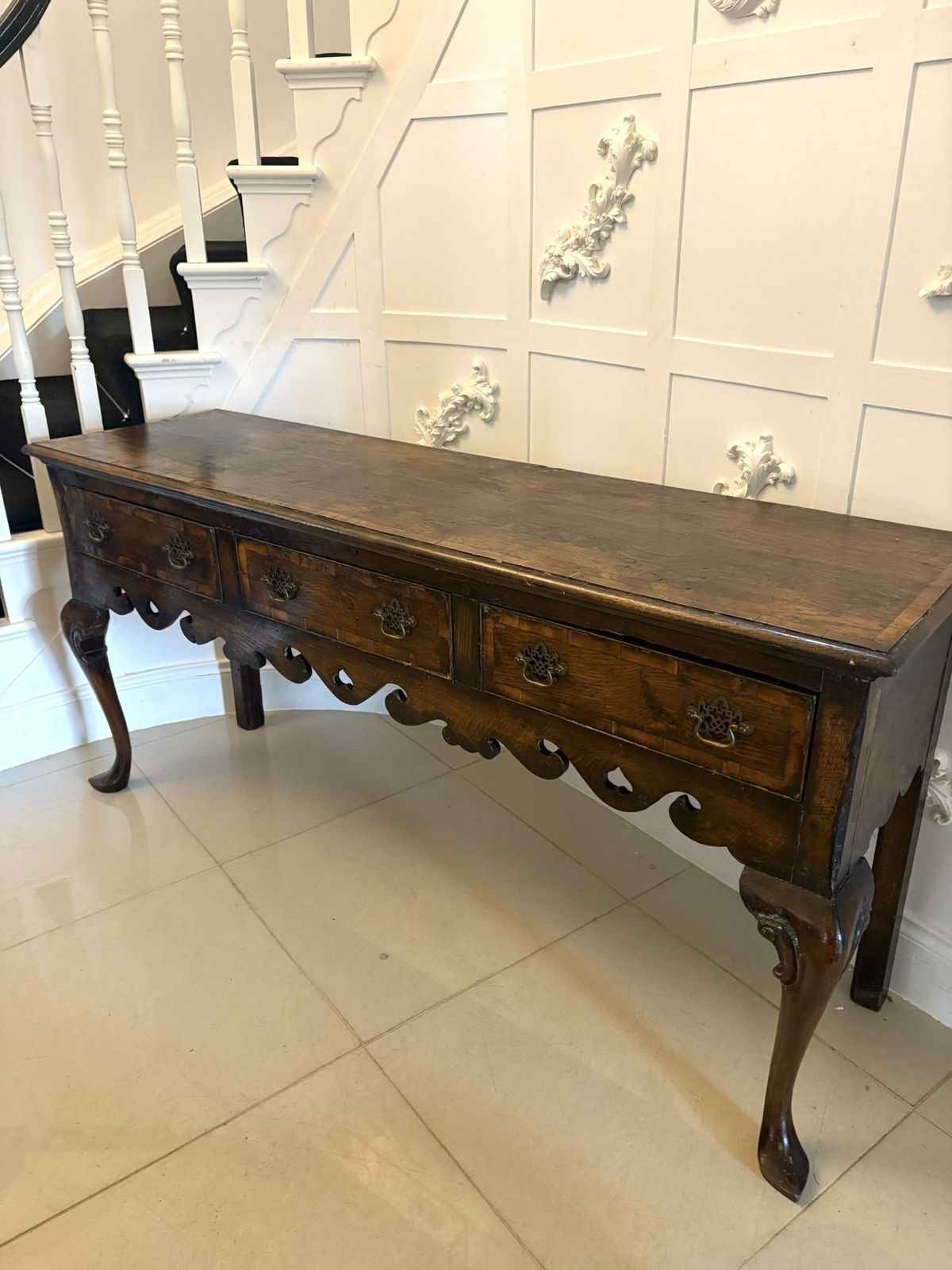 photo for sale Antique 20th Century Style Oak Dresser Base