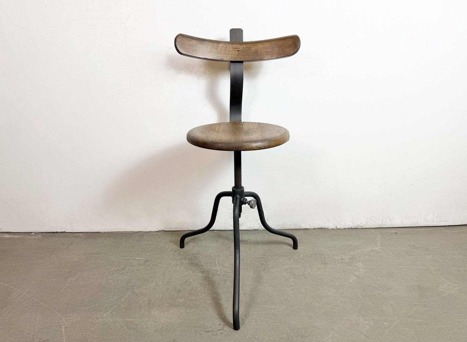 Industrial Factory Swivel Chair, 1950s photo furniture