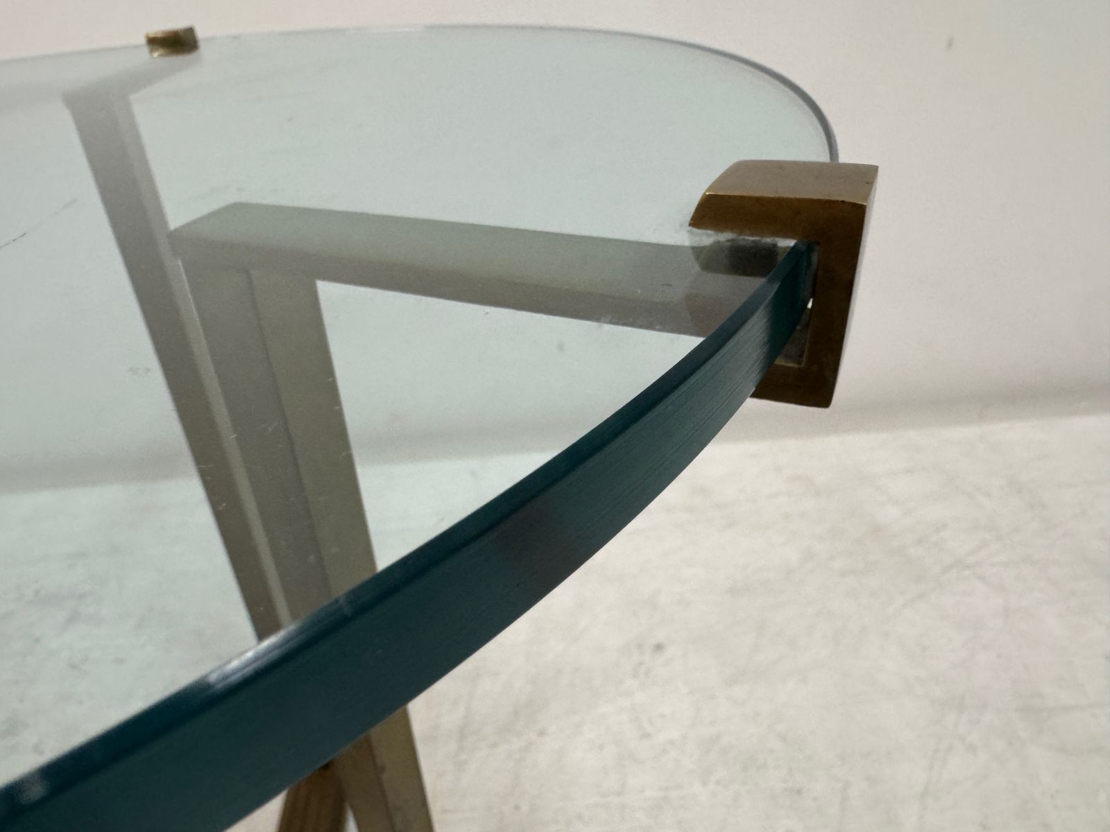 Bronze And Glass Side Table By Peter Ghyczy photo Furniture
