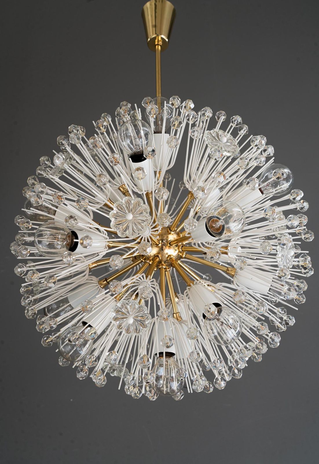 Mid Century Chandelier "Sputnik" By Emil Stejnar For Rupert Nikoll Around 1950s photo 1946.0