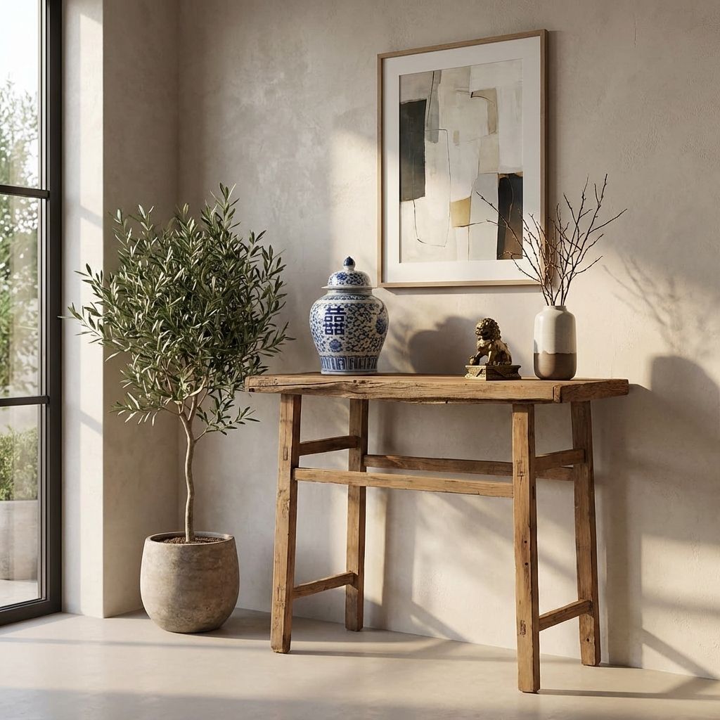Antique Console Table (C.1920) #13 photo furniture