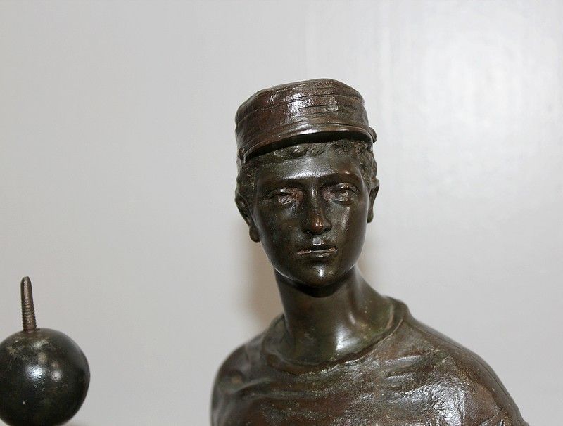 Bronze Signed C. Anfrie 19th photo vinterior