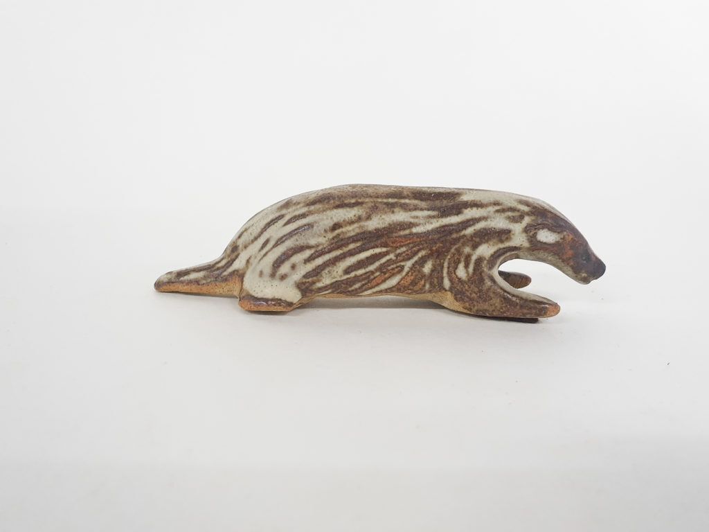 Small Ceramic Skunk Sculpture By Tremar Pottery, United Kingdom photo furniture