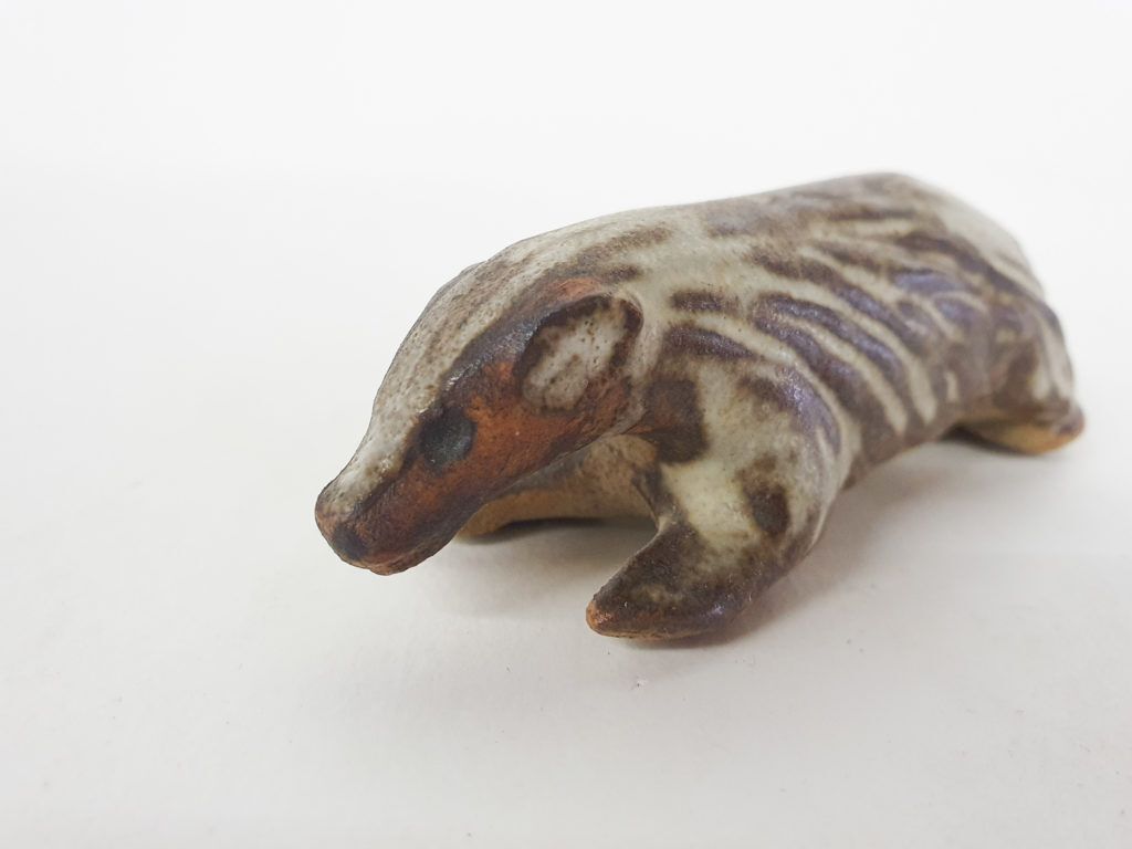 Small Ceramic Skunk Sculpture By Tremar Pottery, United Kingdom photo for sale